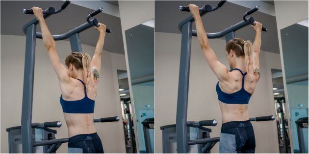 Как научиться подтягиваться: Активация мышц спины в висе