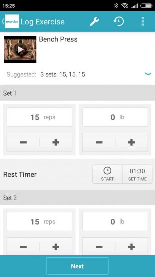 Exercise.com: приложение для Android