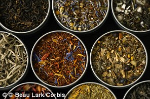 Herbal teas (stock image) should be steeped in water with a temperature of 95°C (203°F)