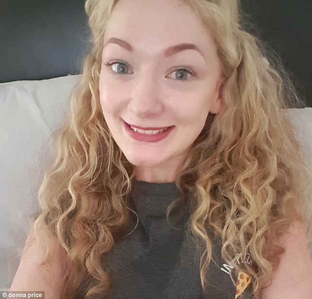 Donna, 31, from Cheltenham, says she is often mistaken for a teenager thanks to her youthful looks