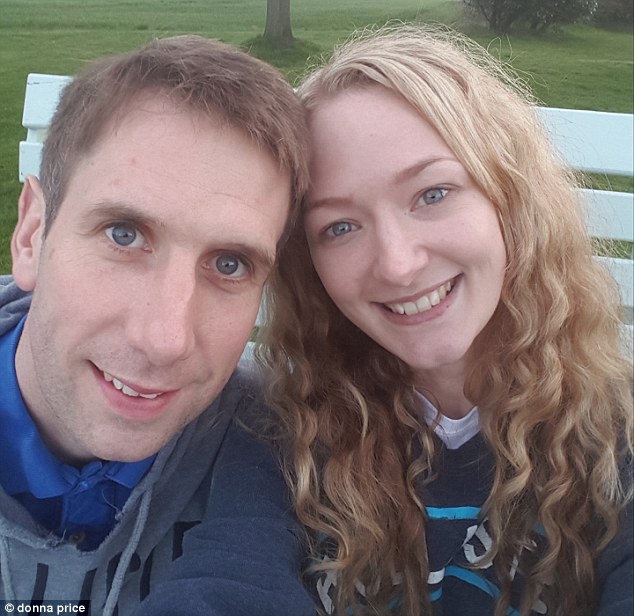 The 31-year-old, pictured with her husband, says her main beauty tip is never to sleep with makeup on and always mosisturise before bed