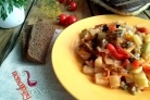 Овощное рагу с баклажанами и кабачками