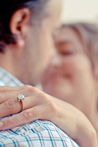 what changes when you get married couple engagement ring
